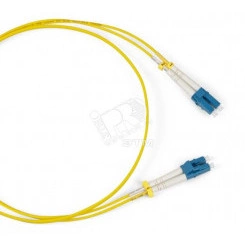 Патч-корд волоконно-оптический (шнур) SM 9/125 (OS2) LC/APC-LC/APC simplex LSZH (2м)