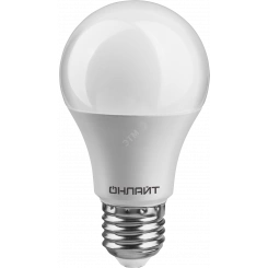 Лампа светодиодная LED 10вт E27 теплый PROMO ОНЛАЙТ