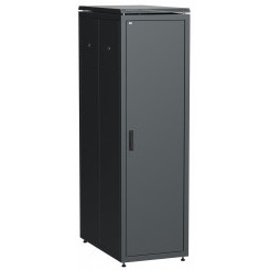 Шкаф сетевой 19дюйм LINEA N 47U 600х1000 мм металлические двери черный