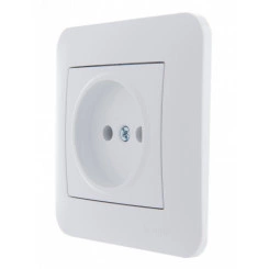 KARINA Розетка б/з керамика белая (10шт/120шт) KARINA Розетка б/з керамика белая (10шт/120шт)