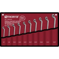 Набор ключей гаечных накидных изогнутых серии ARC в сумке, 6-27 мм, 10 предметов Набор ключей гаечных накидных изогнутых серии ARC в сумке, 6-27 мм, 10 предметов