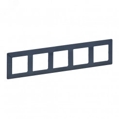 Valena LIFE Рамка 5 постов лазурь универсальная