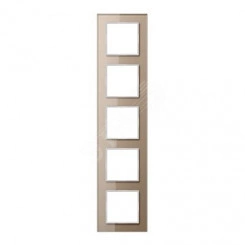 Рамка 5-кратная стекло, шампань