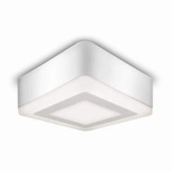 Светильник светодиодный накладной ДПО-6+3 Вт 540Лм 3000К квадрат белый IP20 3 режима LED 145х145 мм 220-240 В Backlight Gauss