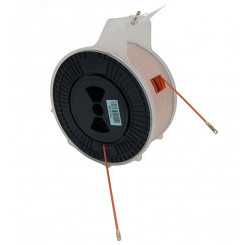 Устройство для протяжки кабеля мини УЗК в пластмассовой коробке, 50м (диаметр прутка с оболочкой 3,5 мм)