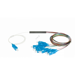 Сплиттер планарный 1x8, одномодовый, G.657.A1, SC/UPC, миникорпус, 0.9 мм Сплиттер планарный 1x8, одномодовый, G.657.A1, SC/UPC, миникорпус, 0.9 мм