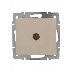 Розетка RAIN ТВ оконечная крем механизм Розетка RAIN ТВ оконечная крем механизм