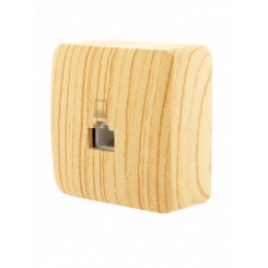 VIOLA Розетка компьютерная белёный дуб (12шт/144шт) VIOLA Розетка компьютерная белёный дуб (12шт/144шт)