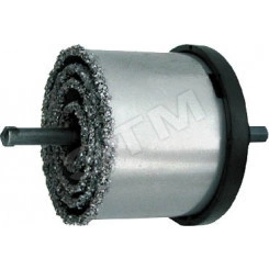 Коронки кольцевые по кафелю карбидные, набор 4 шт, 33-53-67-73 мм