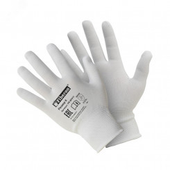 Перчатки ''Для сборочных работ'', полиэстер, без и/у, 8(M), белые
