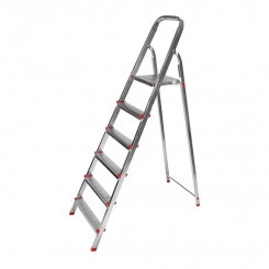 Стремянка металлическая 6 ступенек усиленный Стремянка металлическая 6 ступенек усиленный