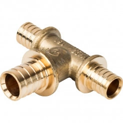 Тройник переходной 25x25x20 для труб из сшитого полиэтилена аксиальный Тройник переходной 25x25x20 для труб из сшитого полиэтилена аксиальный