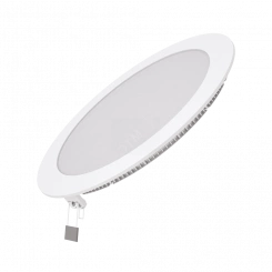 Светильник светодиодный встраиваемый ДВО-18 Вт 1200  Лм 3000К круг IP20 монтажный d210 мм 225х22 мм 180-265 В Slim Gauss