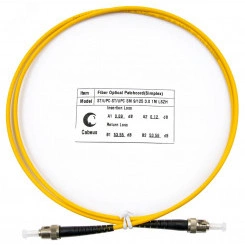 Шнур оптический simplex 1м ST-ST 9/125 sm LSZH FOP(s)-9-ST-ST-1m Шнур оптический simplex 1м ST-ST 9/125 sm LSZH FOP(s)-9-ST-ST-1m