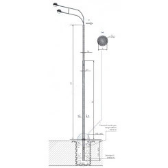 Опора ТАНС.11.046.000 (СФ-400-11,0-02-ц)