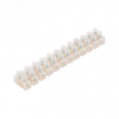 Колодка клеммная винтовая KВ-12 (4-12 кв мм), ток 16 A, полиэтилен белый (ЗВИ) Колодка клеммная винтовая KВ-12 (4-12 кв мм), ток 16 A, полиэтилен белый (ЗВИ)