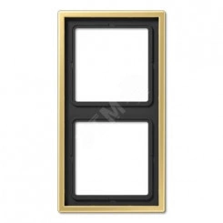 Рамка 2-я для горизонтальной/вертикальной установки Серия- LS990 Материал- металл Цвет- классическая латунь Рамка 2-я для горизонтальной/вертикальной установки Серия- LS990 Материал- металл Цвет- классическая латунь