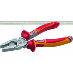 Пассатижи диэлектрические CombiMax 1000В VDE 165 мм, покрытие Crom, рукоятки SoftGripp 3K