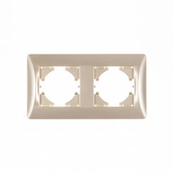 Ugra рамка 2-местная, шампань Ugra рамка 2-местная, шампань