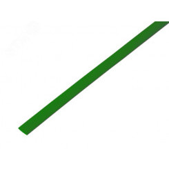 Термоусаживаемая трубка 6,0 3,0 мм, зеленая, упаковка 50 шт. по 1 м