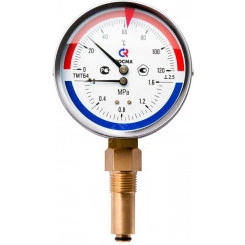 Термоманометр радиальный ТМТБ-31Р.1, 0...150С, 0...1 МРа 1/2' кл.2.5 Термоманометр радиальный ТМТБ-31Р.1, 0...150С, 0...1 МРа 1/2' кл.2.5