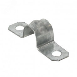 Скоба металлическая двухлапковая d14-15мм (10шт.) PROxima