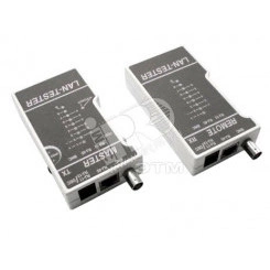 Тестер для витой пары коаксиала. телефона (кож.зам.чехол) LT-100