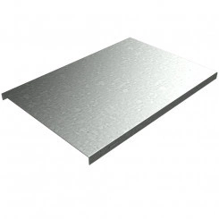 Крышка на угол внеш. верт. 50х400 мм с разворотом трассы на 180 гр. Крышка на угол внеш. верт. 50х400 мм с разворотом трассы на 180 гр.