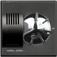 Axolute Термостат комнатный электронный релейный выход с 1 переключающимся контактом 2А 250В~ 230В~ антрацит