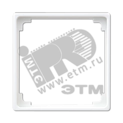 Рамка промежуточная для монтажа изделий с платой 50х50мм белая Рамка промежуточная для монтажа изделий с платой 50х50мм белая