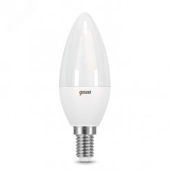 Лампа светодиодная LED 7 Вт 590 Лм 6500К холодная E14 Свеча диммируемая Black Gauss