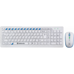 Комплект клавиатура + мышь беспроводной Skyline 895, белый