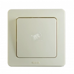 Переключатель одноклавишный скрытый слоновая кость 16А Переключатель одноклавишный скрытый слоновая кость 16А