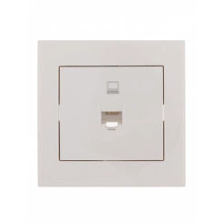 Розетка RAIN компьютерная белая Розетка RAIN компьютерная белая