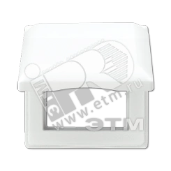 Крышка откидная 80.5x80.5мм противоударная белая Крышка откидная 80.5x80.5мм противоударная белая