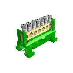 Клемма защитного провода желто-зеленая 7x16mm2 Клемма защитного провода желто-зеленая 7x16mm2