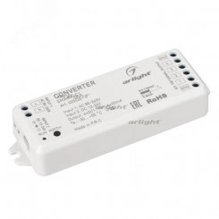 Конвертер SMART-C1 (12-24V, RF-0/1-10V, 2.4G) (ARL, IP20 Пластик, 5 лет)