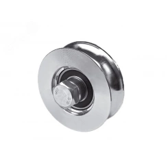 Колесо с подшипником, полукруглое сечение, D-80, до 150 кг Колесо с подшипником, полукруглое сечение, D-80, до 150 кг