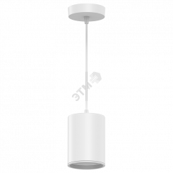 Светильник светодиодный ДПО 12 Вт 650 Лм 4100К цилинндр на подвесе 170-240 В 79х100 мм IP20 белый LED Overhead Gauss