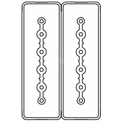 Секция прямая шинопровод 2+2 точек отвода L=3000мм Cu 6P+6P40A Секция прямая шинопровод 2+2 точек отвода L=3000мм Cu 6P+6P40A