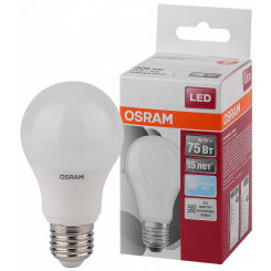 Лампа светодиодная LED 8.5Вт E27 LS CLA75 FR дневная матовая Osram