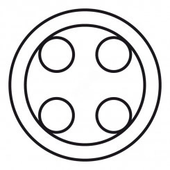 Celiane Лицевая панель двойной розетки Banana 2х067312 белая