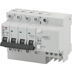 Автоматический выключатель дифференциального тока Pro NO-902-147 АВДТ2 (AC) C50 30mA 6кА 3P+N ЭРА