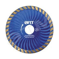 Диск отрезной алмазный ''Турбо-волна'' (сухая и влажная резка) 230х2.8х7х22.2 мм