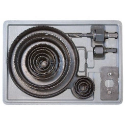 Пилы круговые 19-127 мм, набор 12 шт, в кейсе