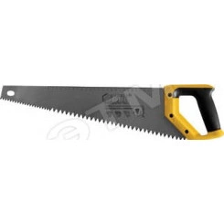 Ножовка по дереву, крупный кален.зуб 5 ТPI с запилом 7 ТPI, 2D заточка, пласт.прорезинен.ручка 500 мм Ножовка по дереву, крупный кален.зуб 5 ТPI с запилом 7 ТPI, 2D заточка, пласт.прорезинен.ручка 500 мм