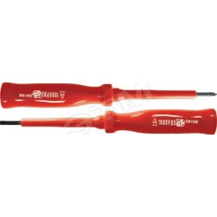 Отвертка изолированная 1000 В, CrV сталь, пластиковая ручка 6.5х150 мм SL Отвертка изолированная 1000 В, CrV сталь, пластиковая ручка 6.5х150 мм SL