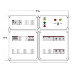 Щит управления электрообогревом DEVIbox HS 6x3400 D316 (в комплекте с терморегулятором и датчиком температуры) Щит управления электрообогревом DEVIbox HS 6x3400 D316 (в комплекте с терморегулятором и датчиком температуры)