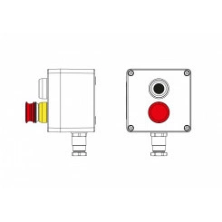 Взрывозащищенный пост управления GRP Взрывозащищенный пост управления GRP CPE-P-03-(1xP1B(11)-1xP6E(11))-1xKH2MHK(C)1Ex d e IIC Т5 Gb / Ex tb IIIC T95°C Db IP66 / КЗ