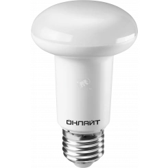 Лампа светодиодная LED зеркальная 8вт E27 R63 теплый ОНЛАЙТ